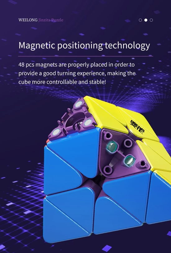 Moyu Weilong Pyraminx Magnetic - MAGLEV 14 Moyu Weilong Pyraminx Magnetic - MAGLEV - Afbeelding 12