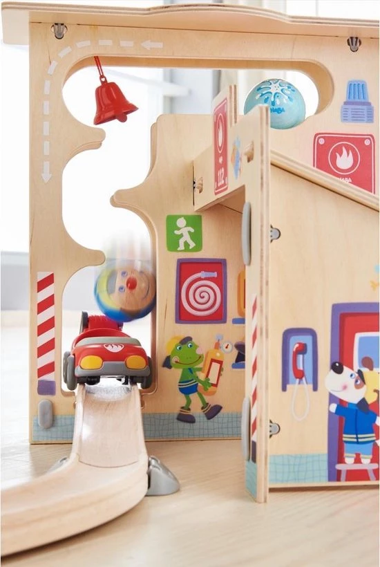 Haba Kullerbü Knikkerbaan Brandweerkazerne 8 Haba Kullerbü Knikkerbaan Brandweerkazerne - Afbeelding 6