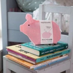 Woodlane Gerecyclede Spaarpot - Spaarvarken Roze 22 Woodlane Gerecyclede Spaarpot - Spaarvarken Roze -duurzamer-speelgoed Verkoop 550x825 19